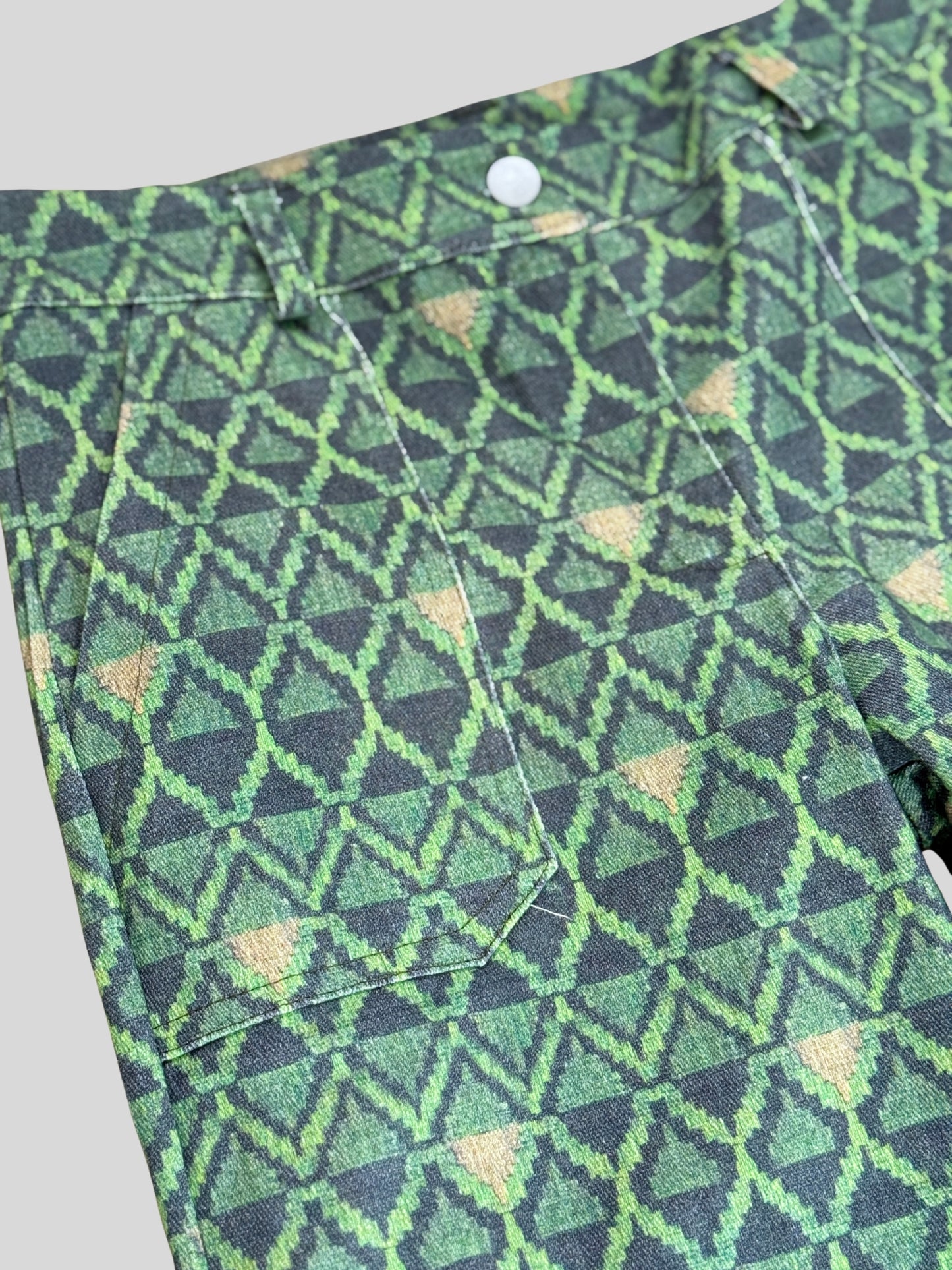 Pantalón Bloom Verde y Gris