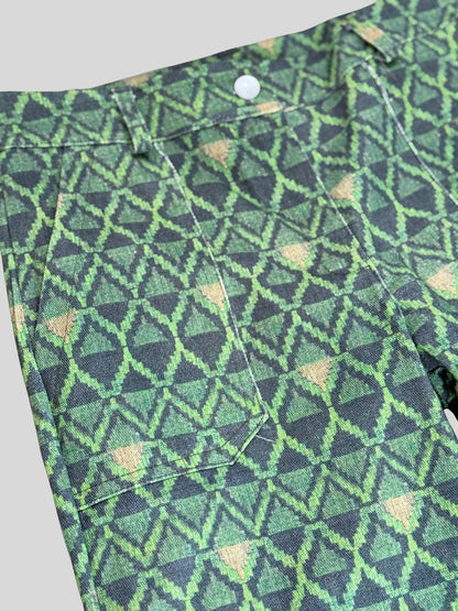 Pantalón Bloom Verde y Gris