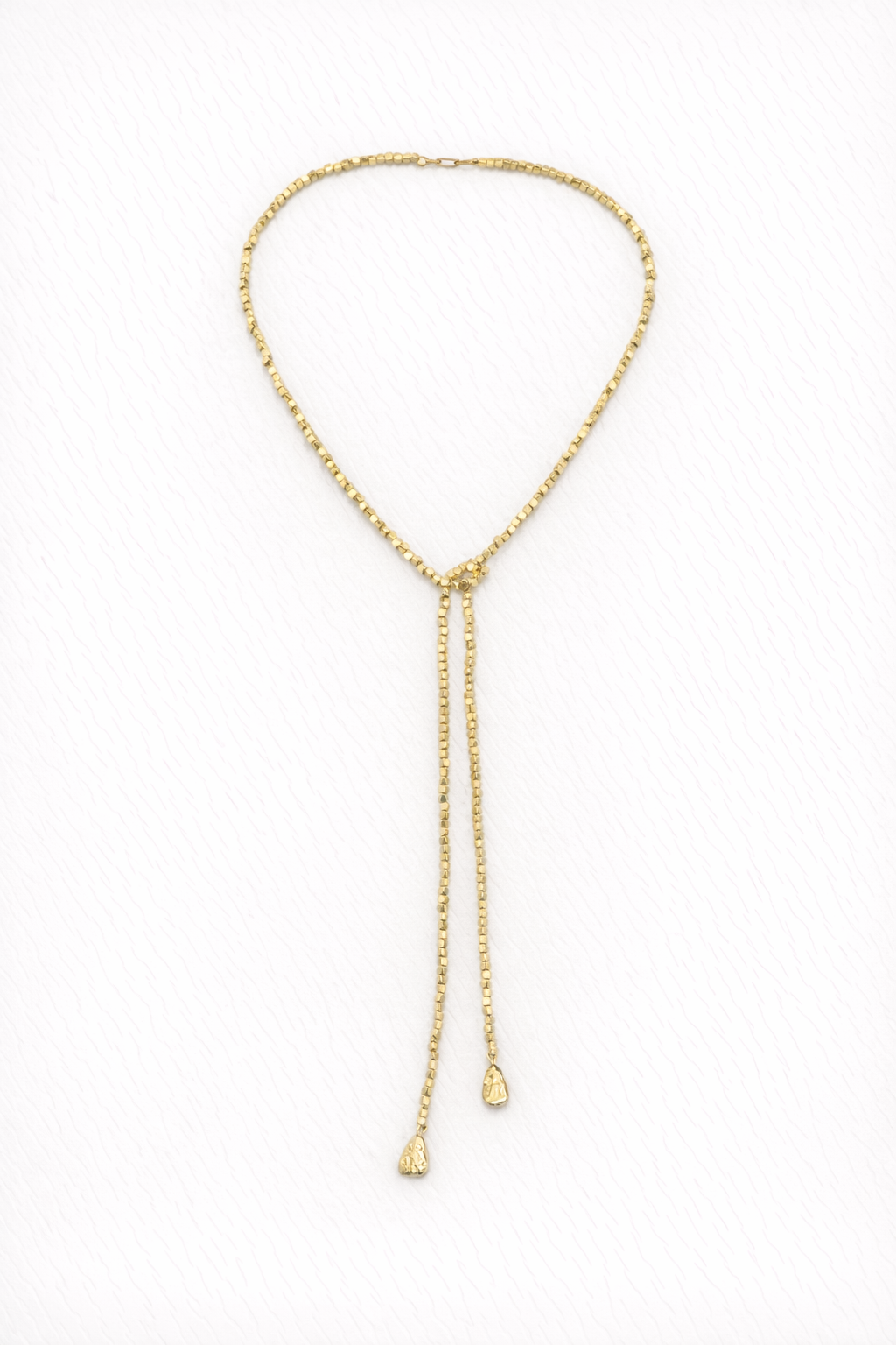 Collar Largo Abierto Dorado