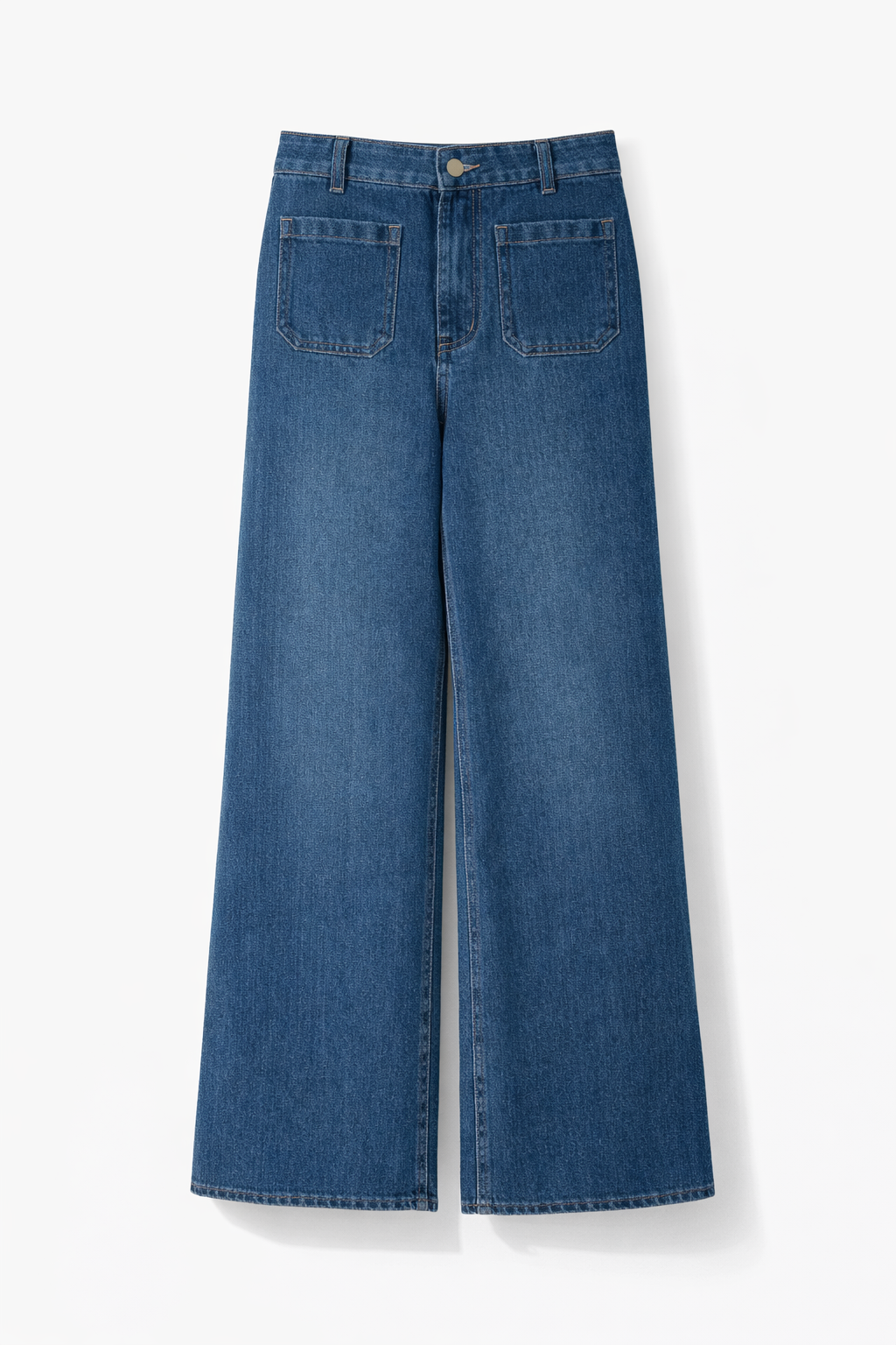 Pantalón Vaquero Oscuro Bolsillos