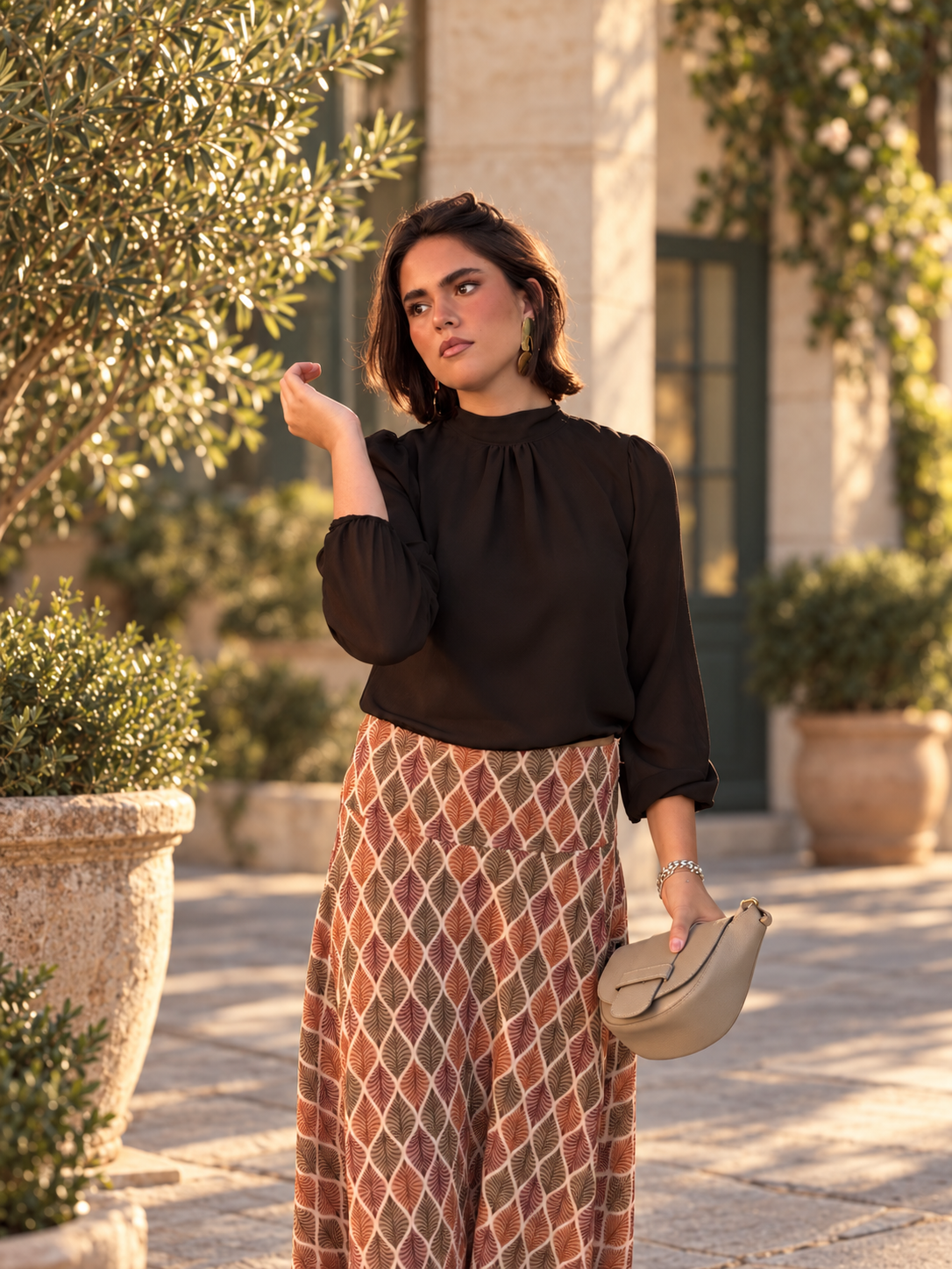 Camisa Amelie Marrón