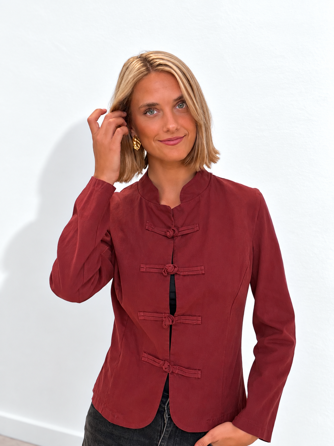 Chaqueta Napoleón Burdeos