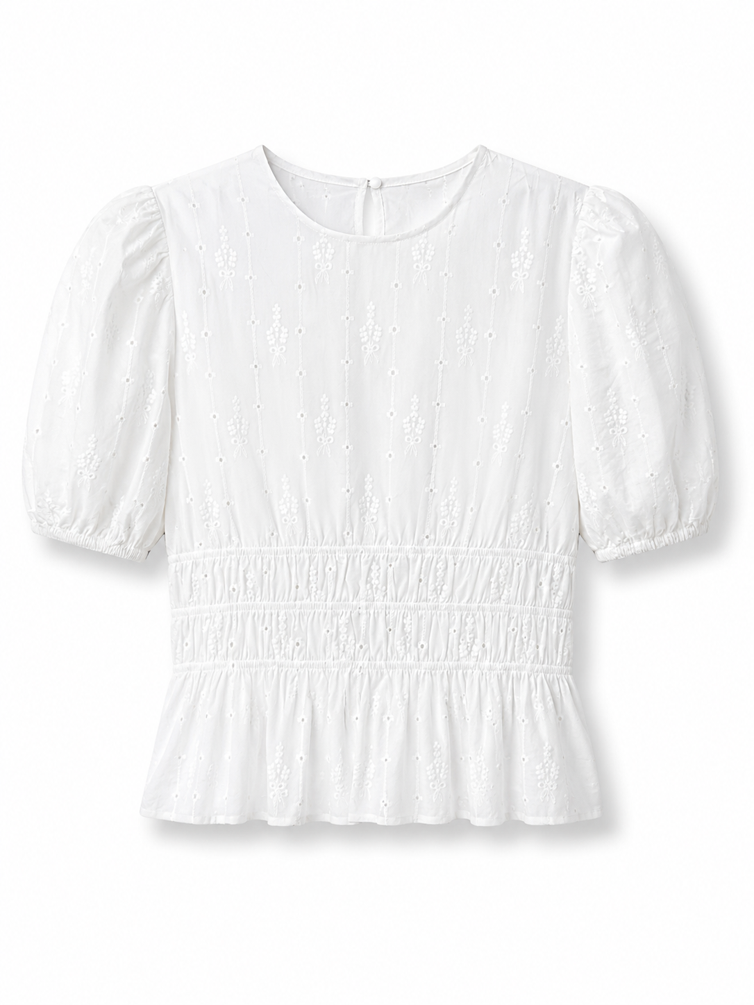 Camisa Blanca Bordada