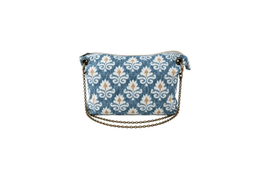 Bolso Ginebra Azul Flores