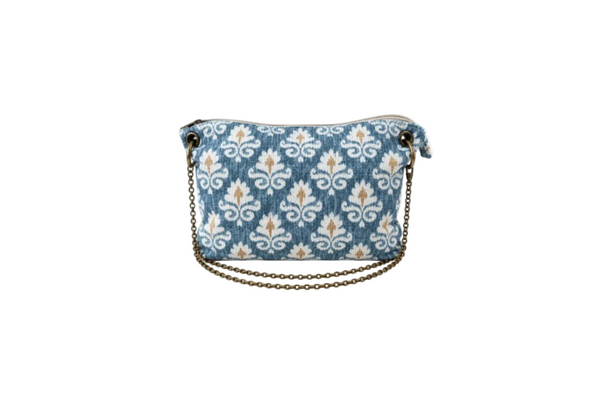 Bolso Ginebra Azul Flores