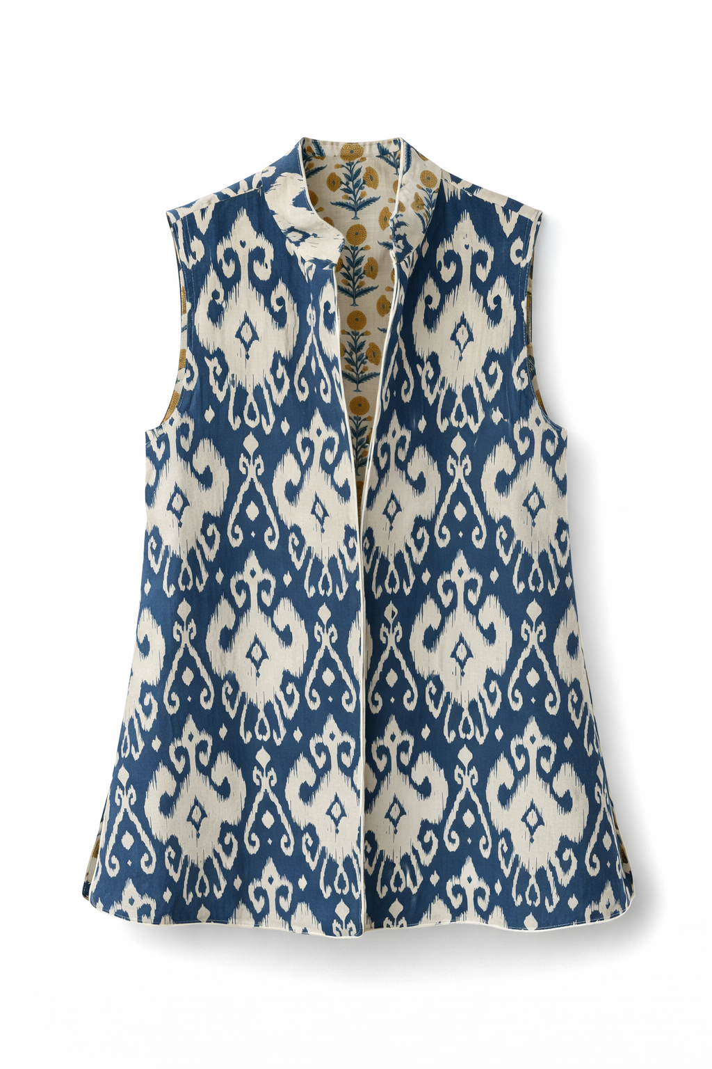 9MÁS5 Green and Rustic Beige Vest