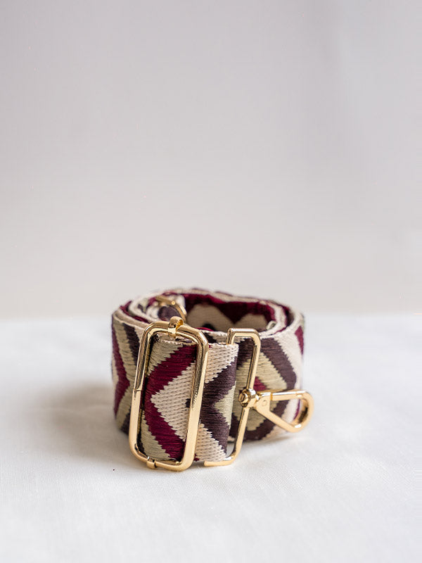 Green, Brown and Bordeaux Strap