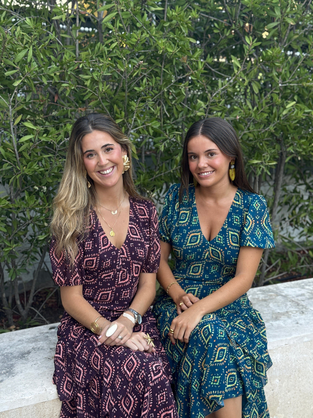 Vestido Positano Azul Pavo