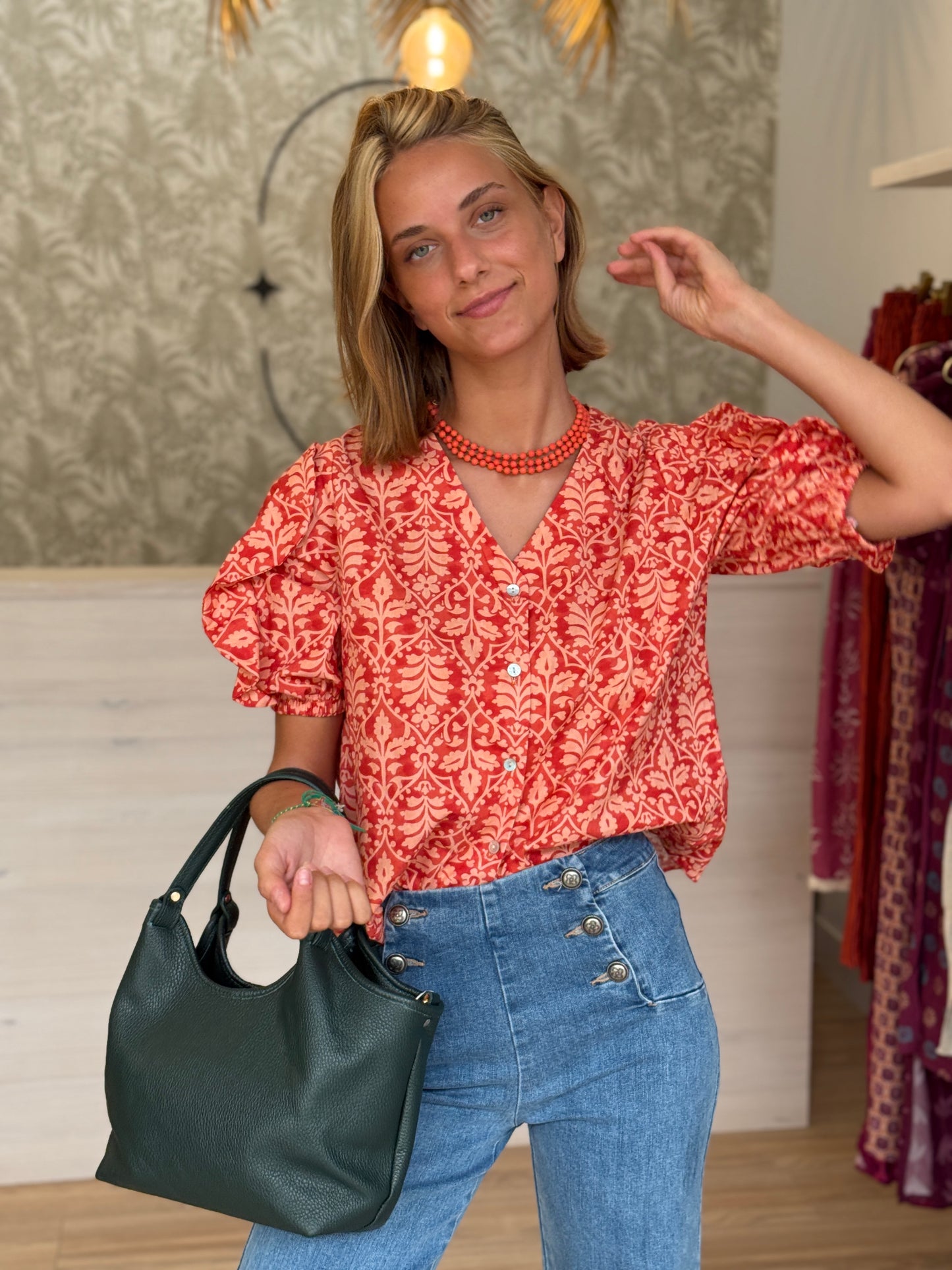 Beatrix Green Shirt