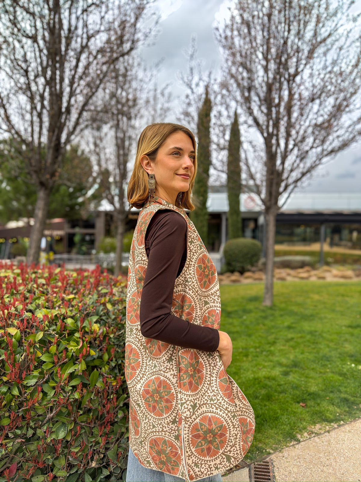 Chaleco Ginebra Reversible Teja