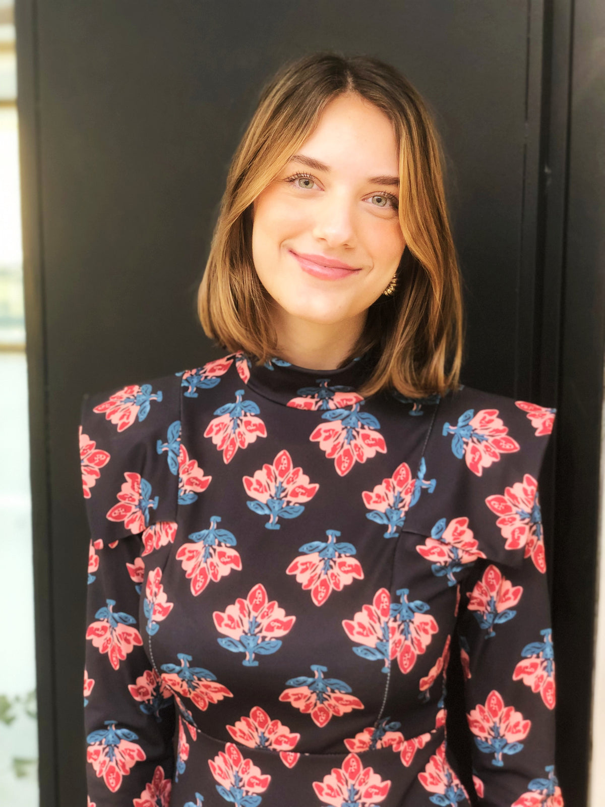 Vestido Petra Negro Flores Indias