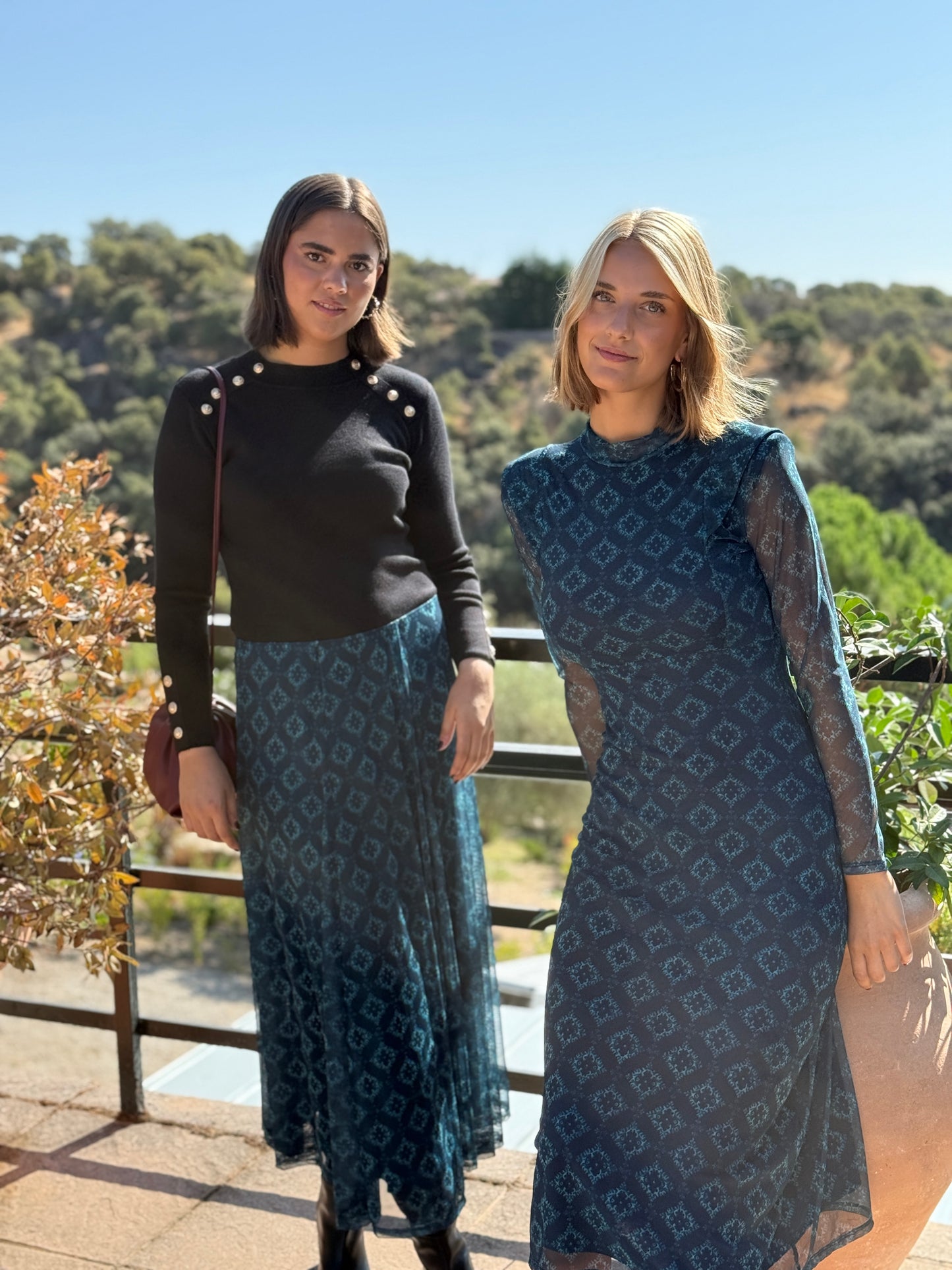 Vestido Jaipur Azul Pavo