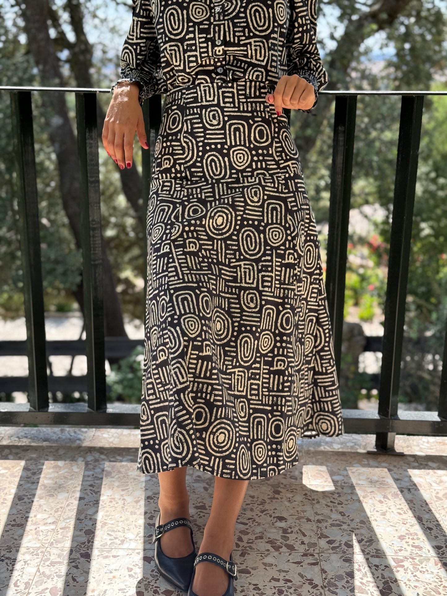 Falda Agra Negra
