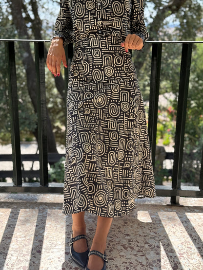 Falda Agra Negra