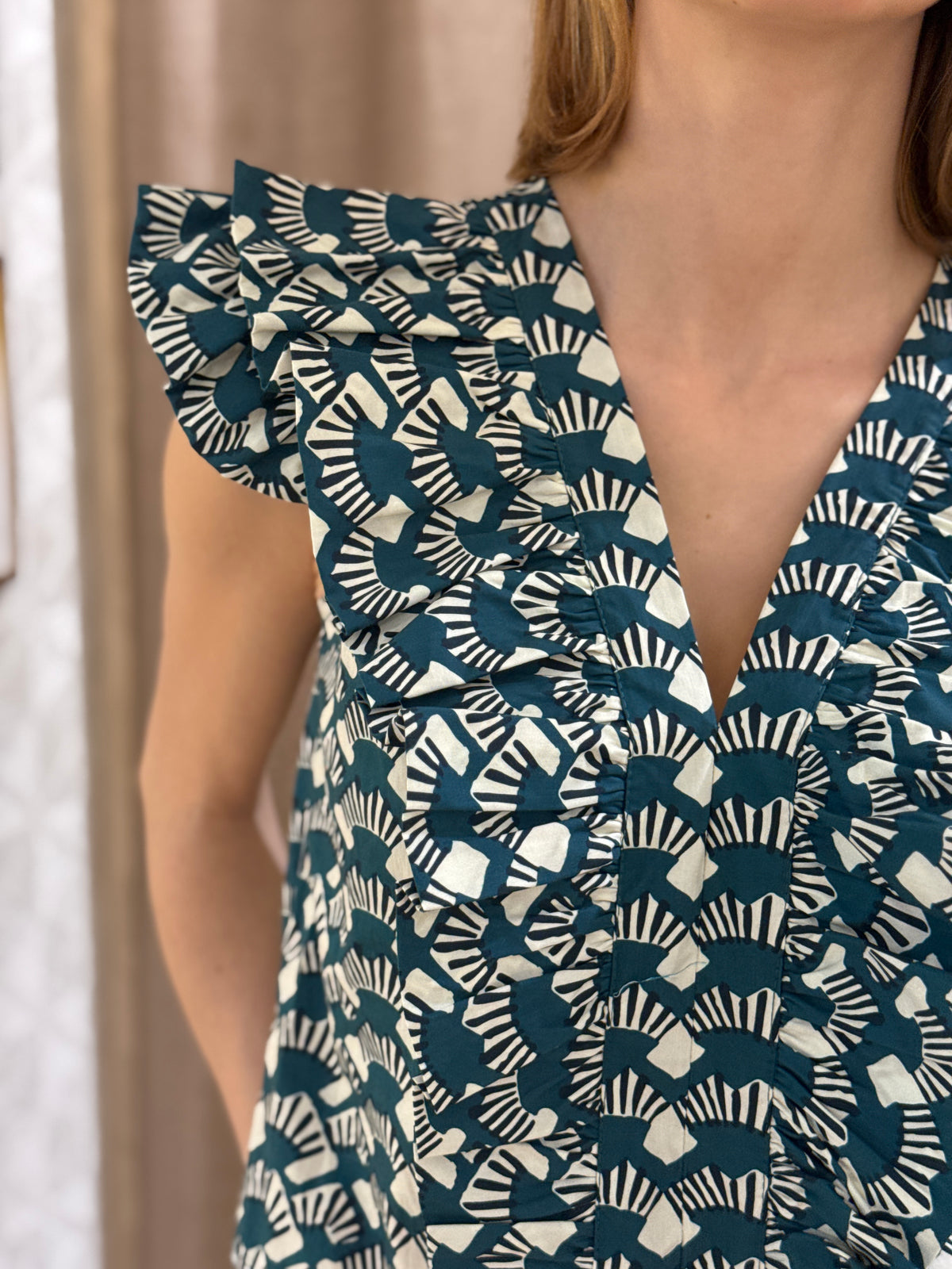 Total Look Geométrico Verde