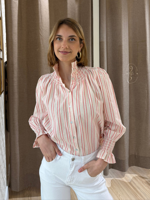 Camisa Saint Remy Rayas Fresa