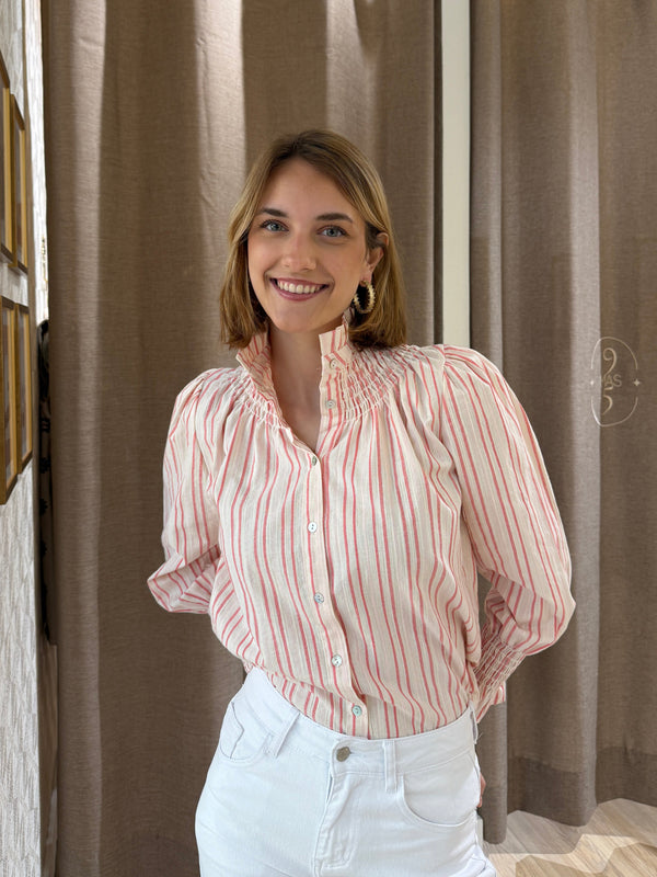 Camisa Saint Remy Rayas Fresa