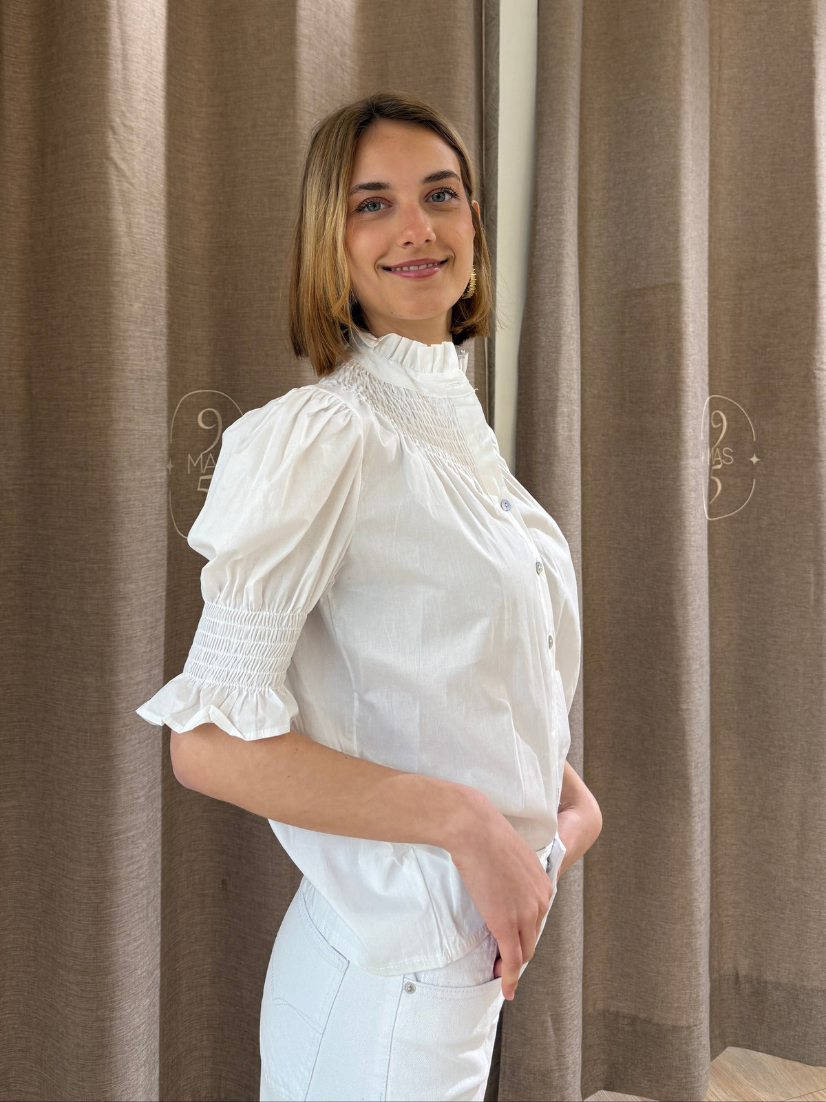 Camisa Saint Remy Blanca MC