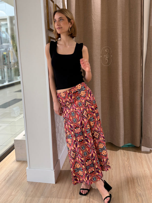 Falda Agra Azulejo Berenjena