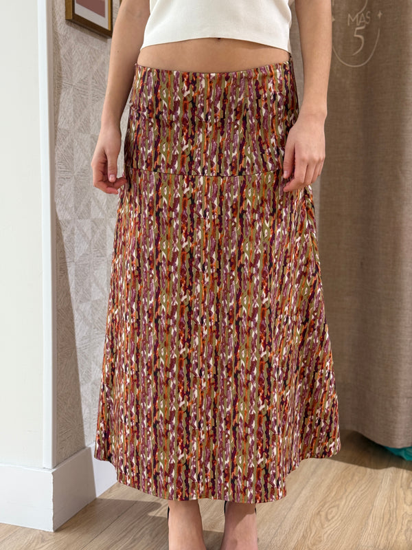 Falda Agra Multicolor