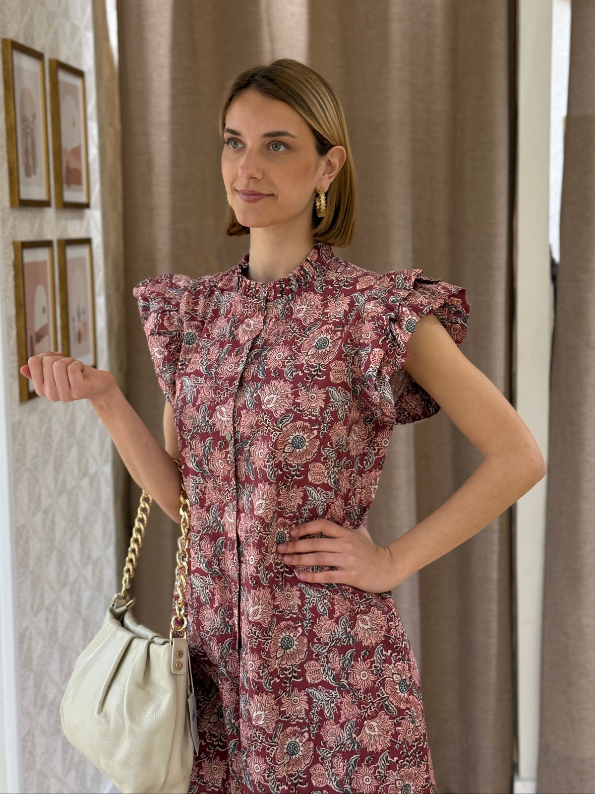 Vestido Rousillon Rosa