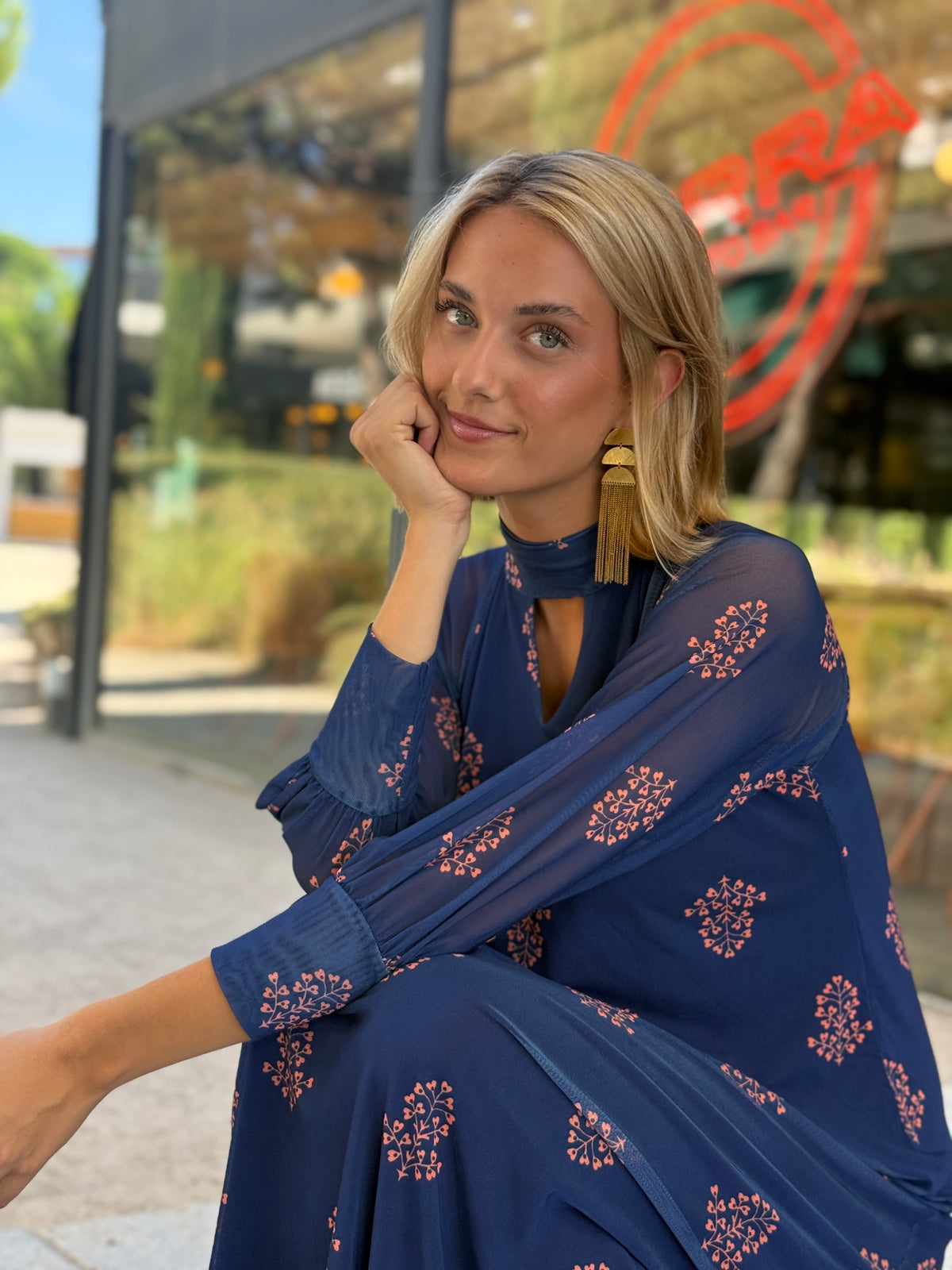 Vestido Josephine Azul