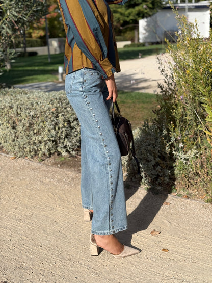 Pantalón Vaquero Tachuelas