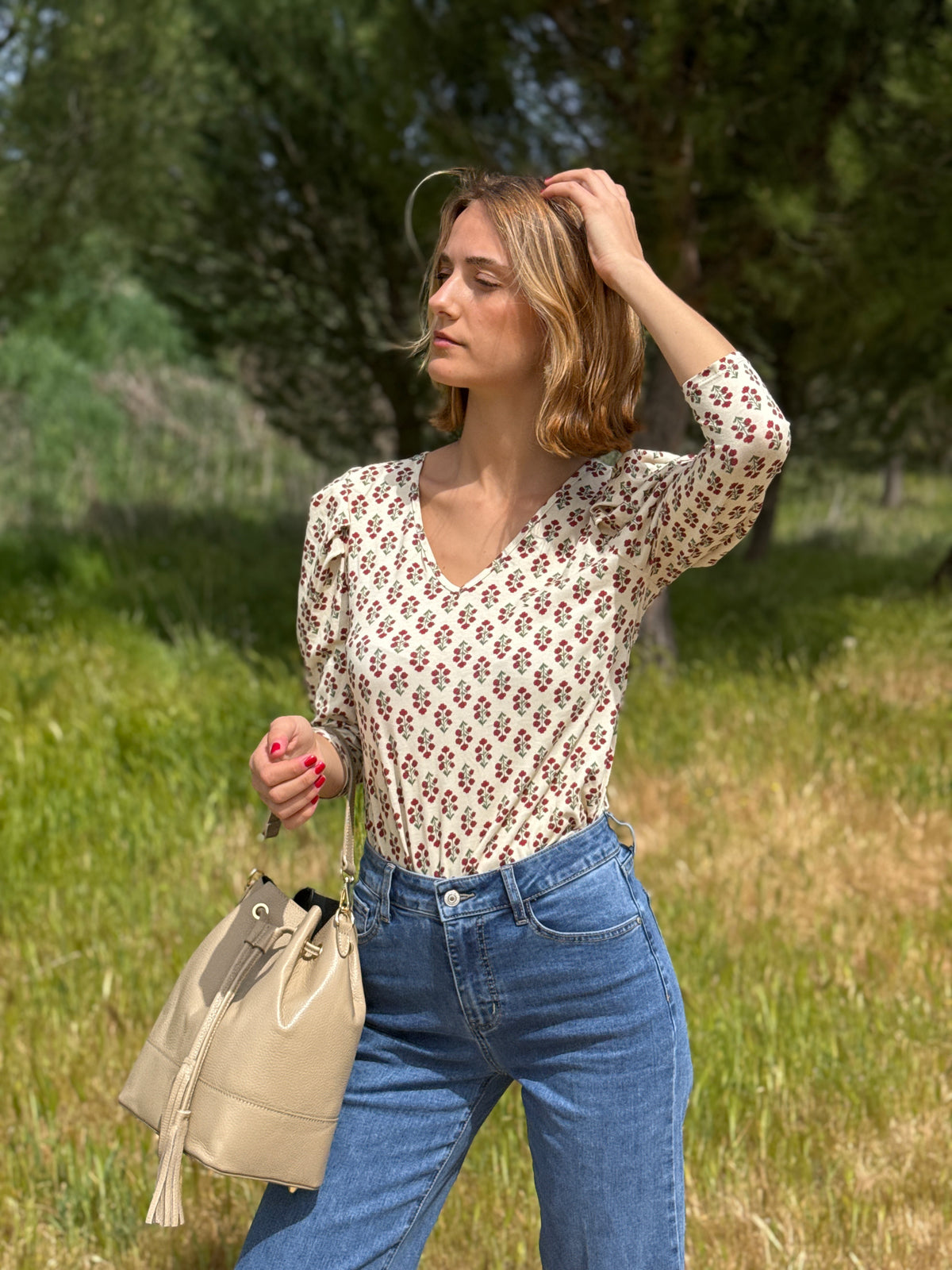 Beatrix Green Shirt
