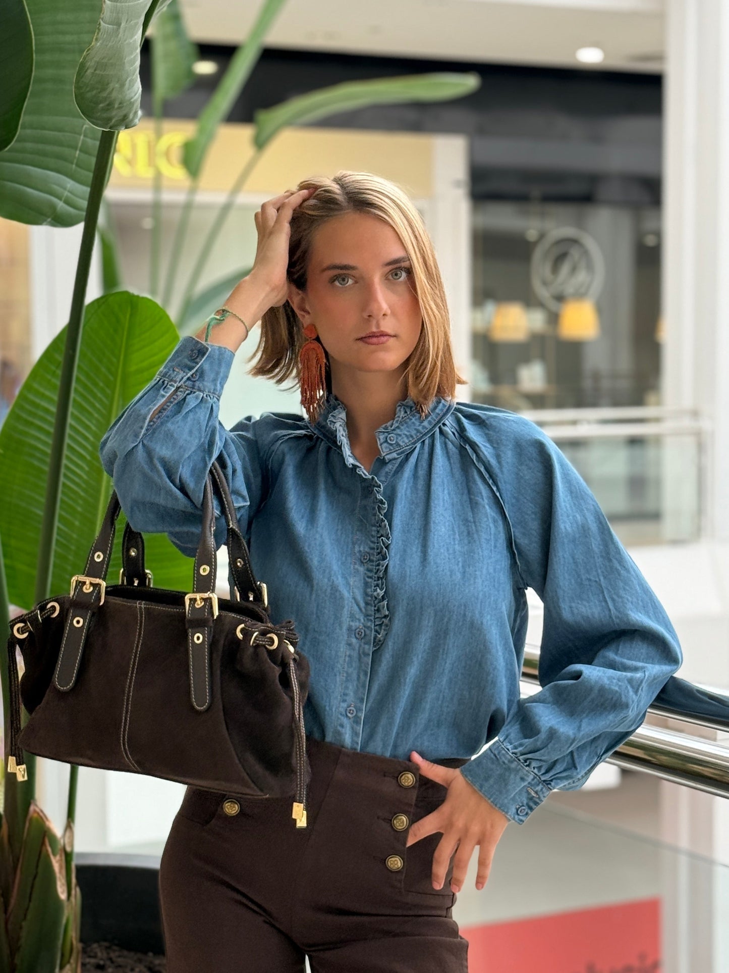 Pendientes Lentejuelas Naranjas