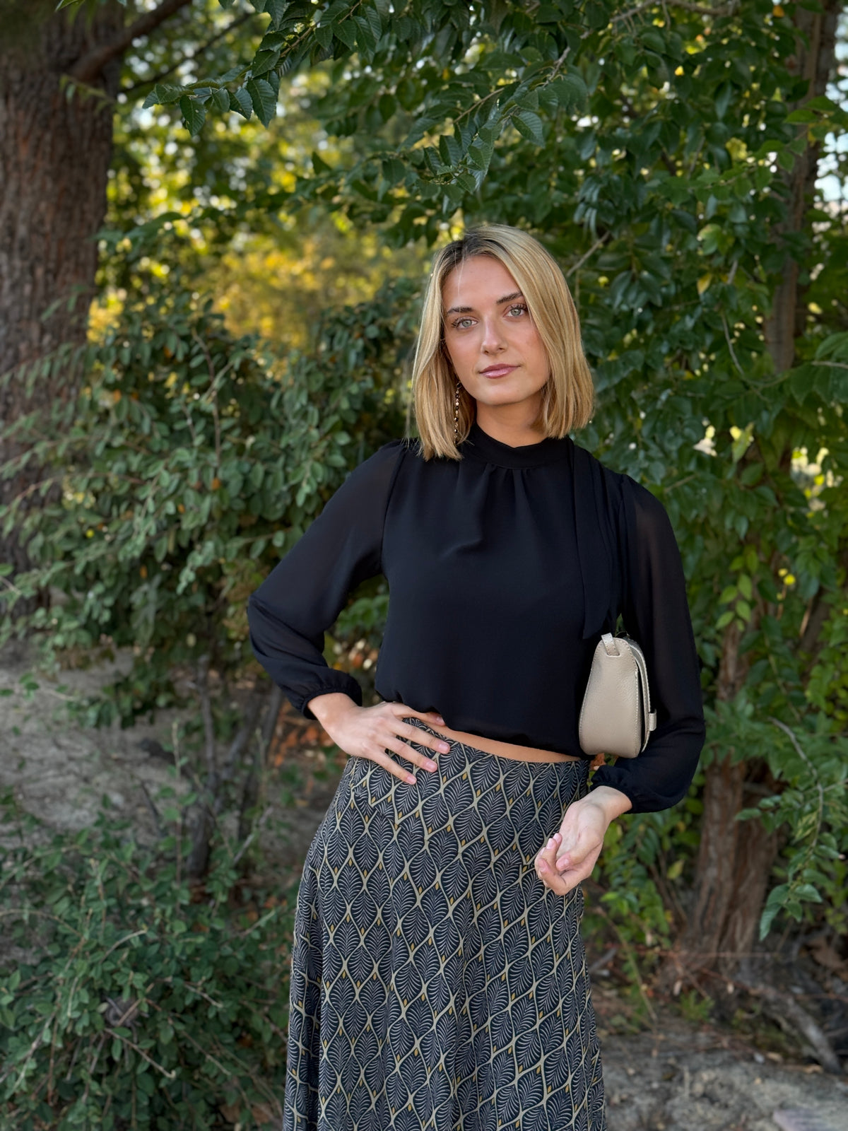 Camisa Amelie Negra