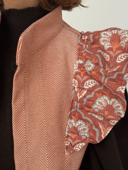 Chaleco 9MÁS5 Espiga Naranja