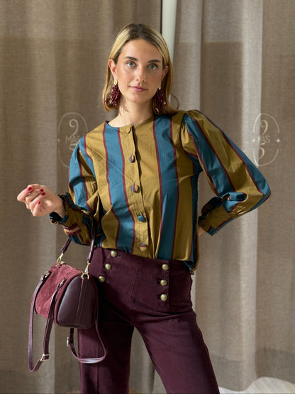 Pantalón Livorno Burdeos