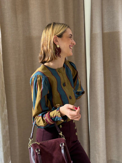 Pantalón Livorno Burdeos