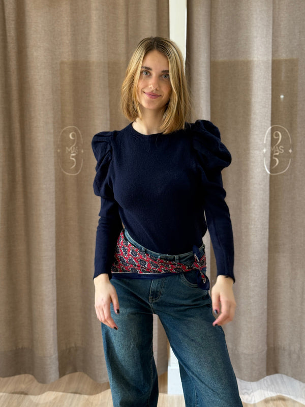 Jersey Abullonado Azul