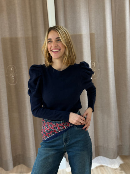 Jersey Abullonado Azul