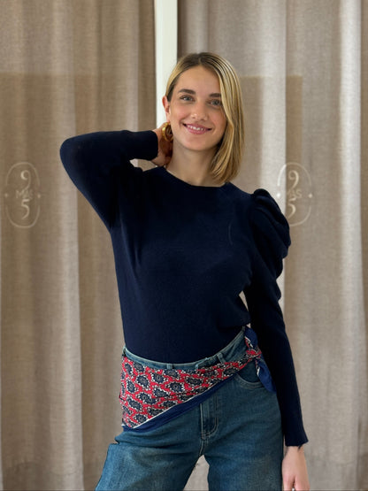 Jersey Abullonado Azul