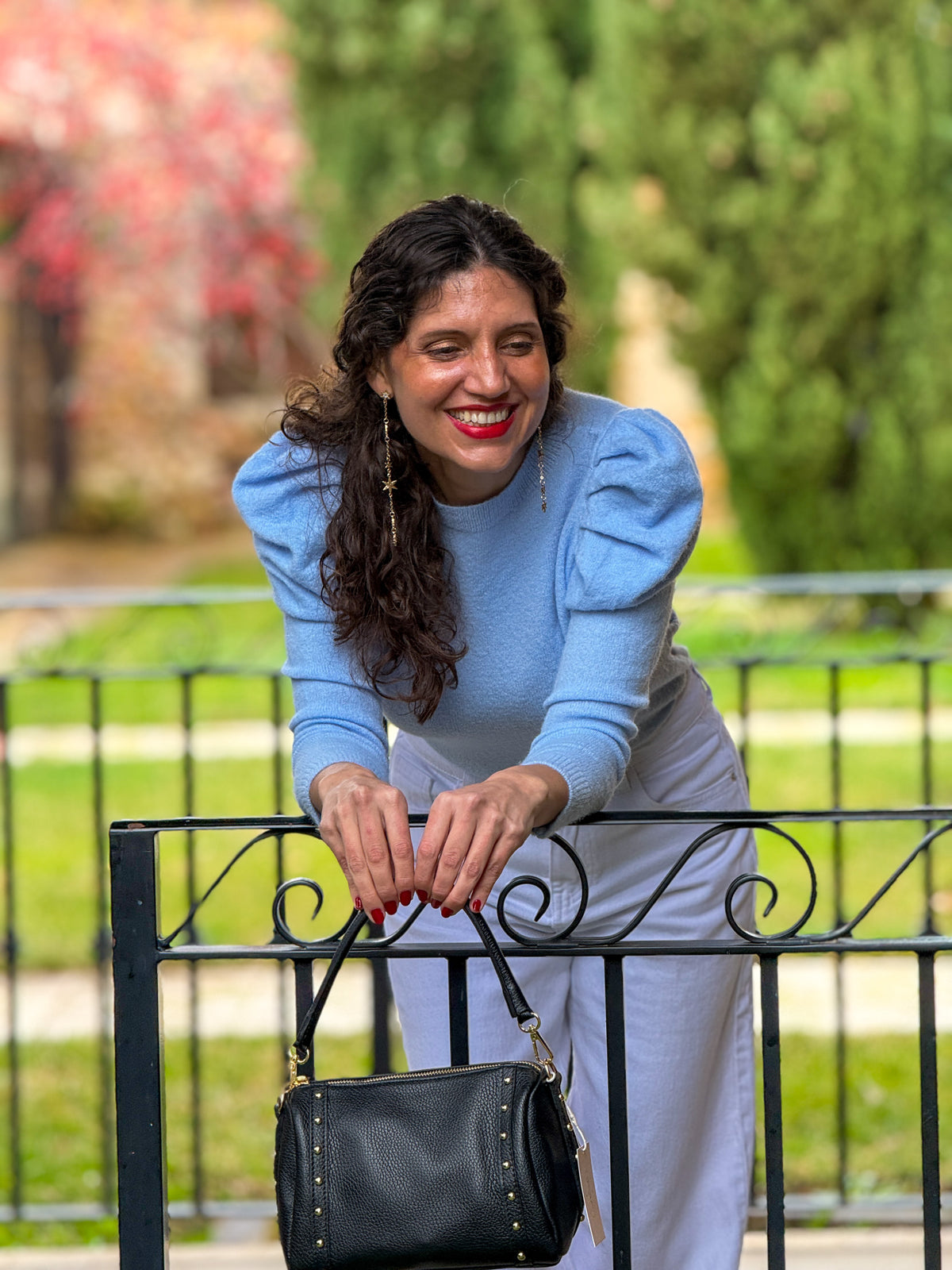 Jersey Abullonado Azul Pálido