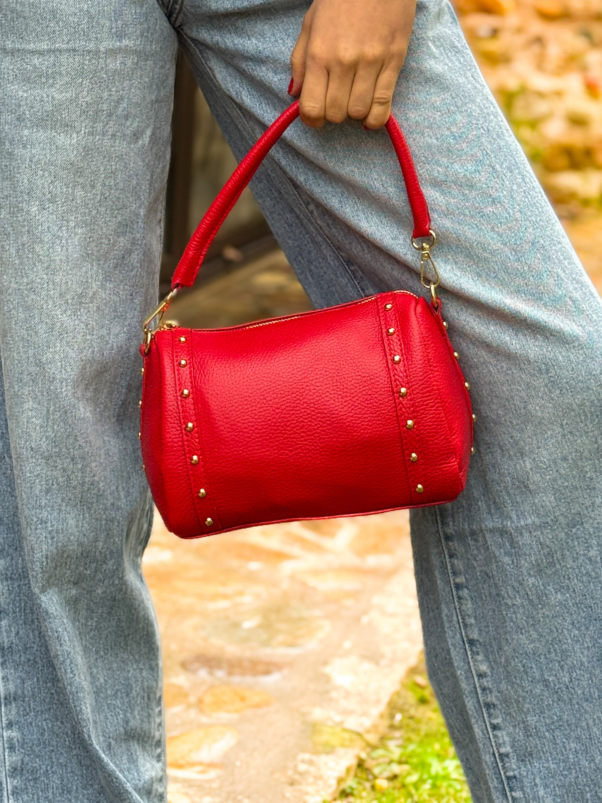 Bolso Panier Rojo