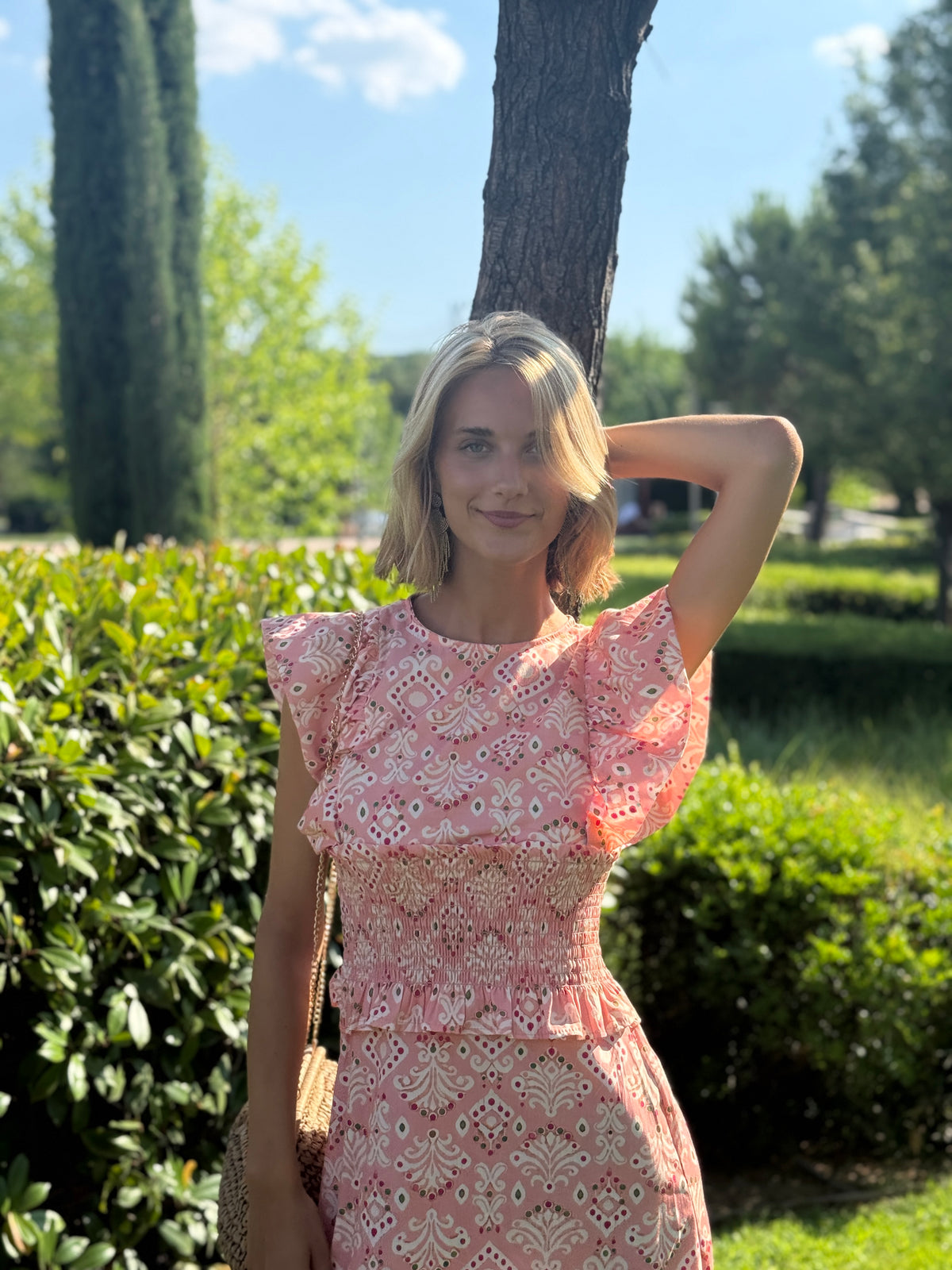 Vestido Valensole Rosa