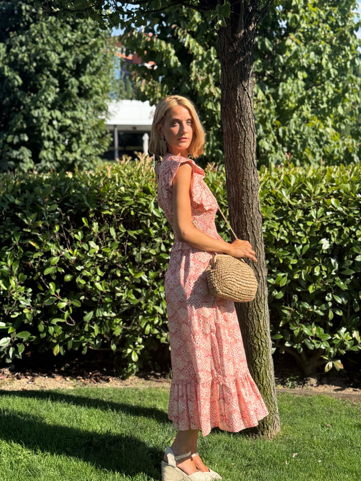 Vestido Valensole Rosa