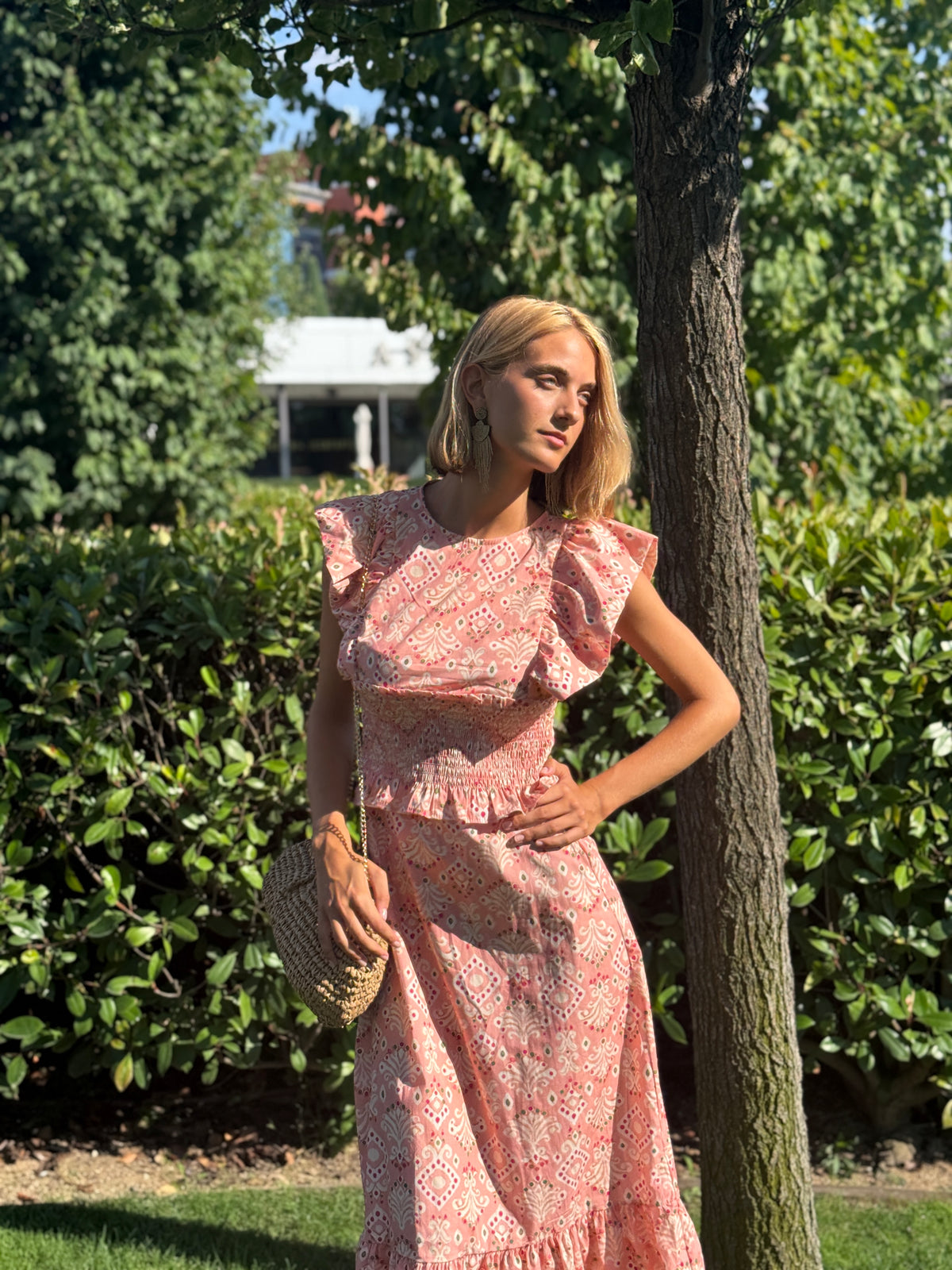 Vestido Valensole Rosa