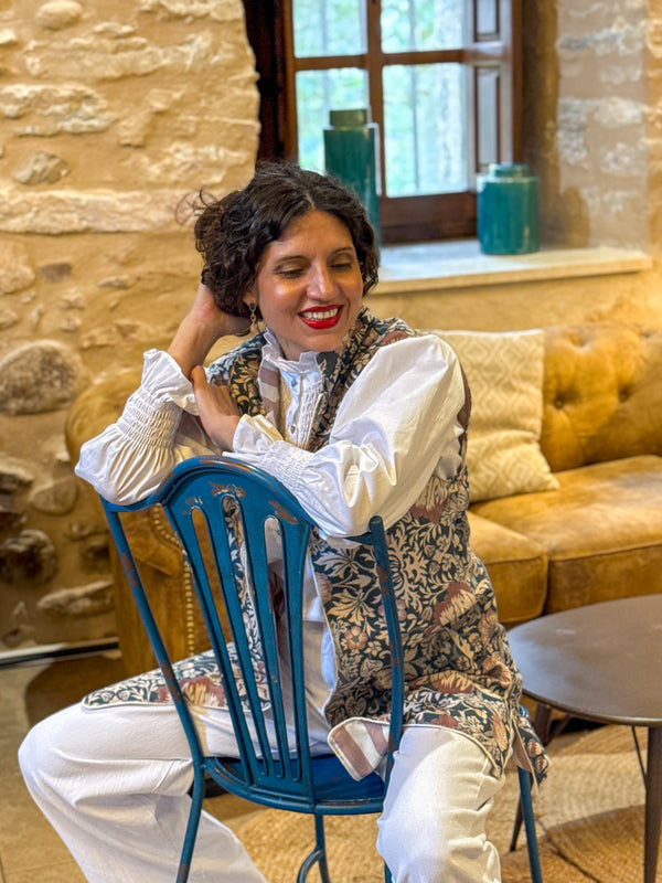 Chaleco Ginebra Reversible Azul y Rosa