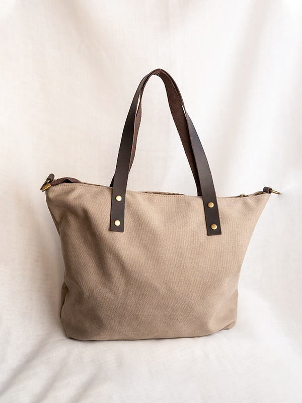 Dark Taupe Magnolia Bag