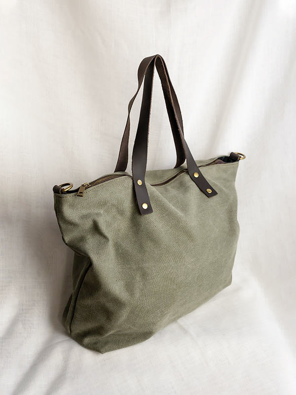 Water Green Magnolia Bag