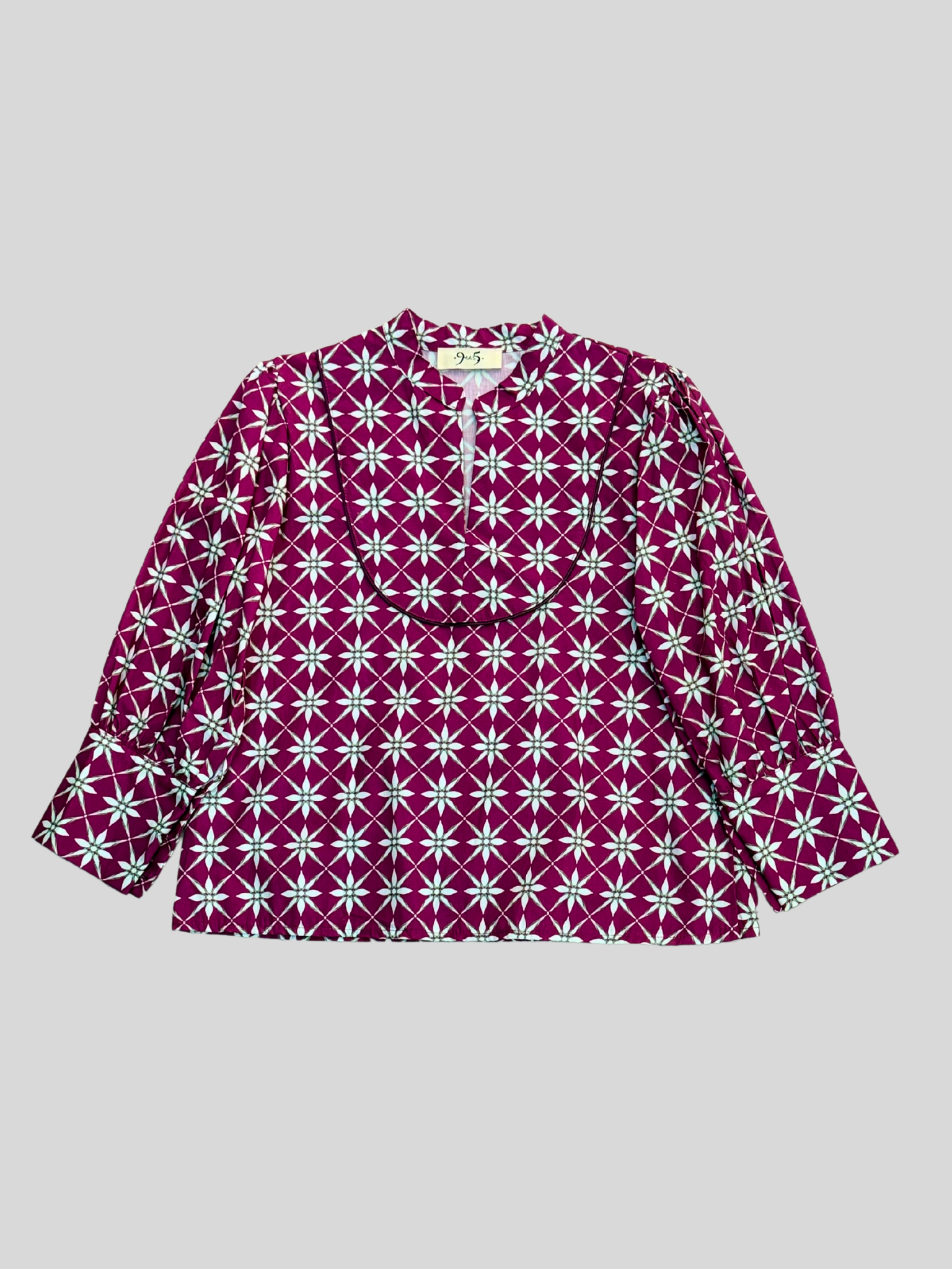 Camisa buganvilla estampada