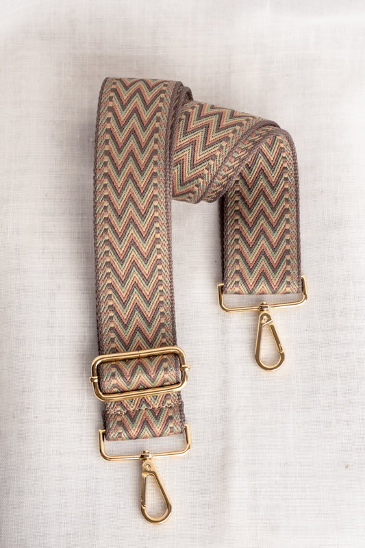 Mauve Zigzag Strap