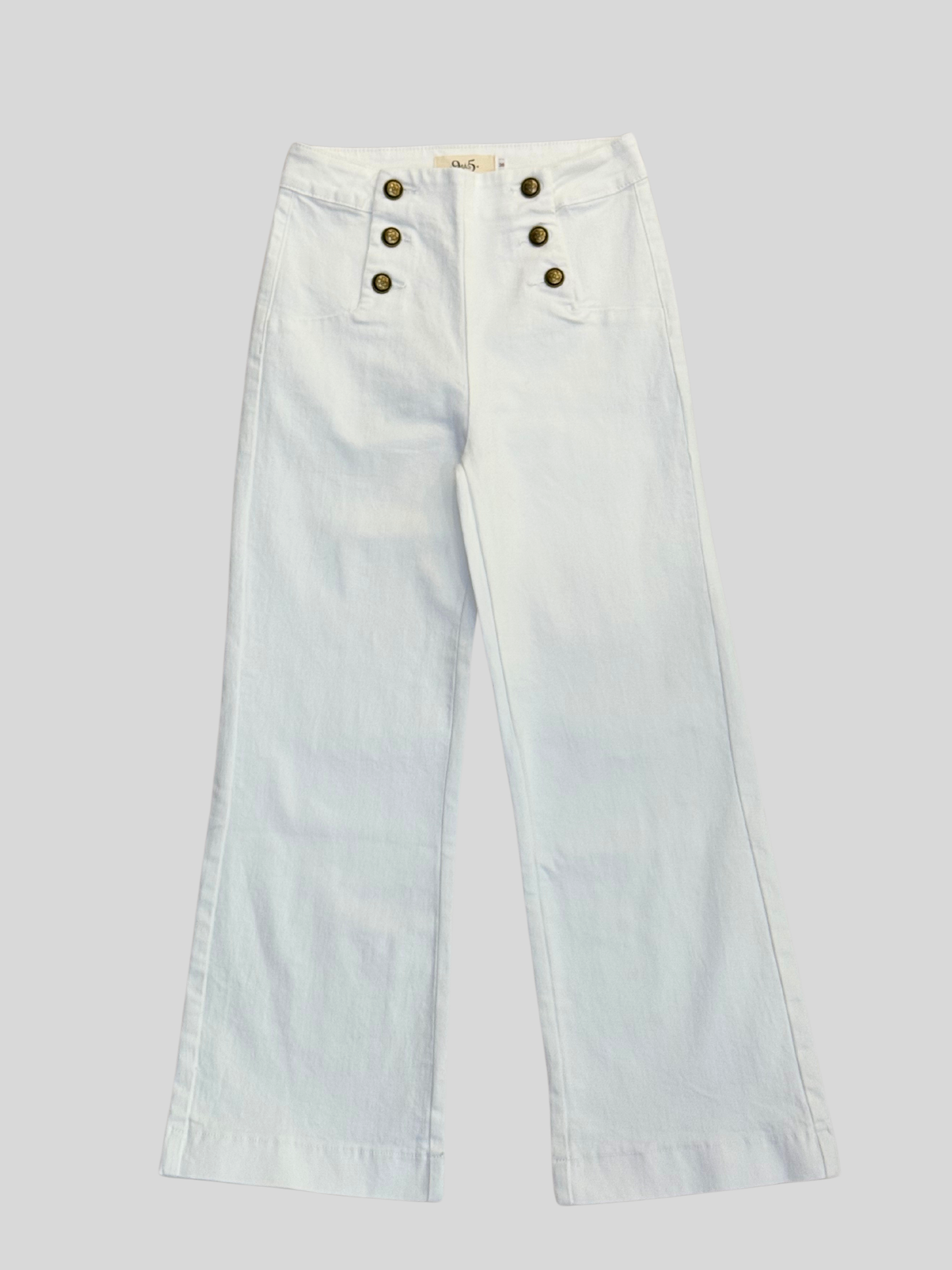 Foto frontal pantalon livorno blanco