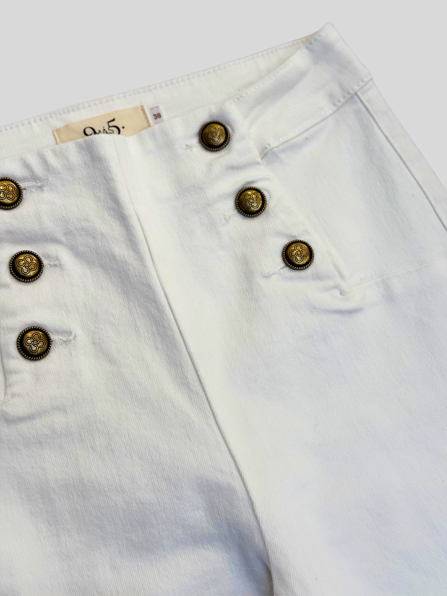 Foto detalle pantalon livorno blanco