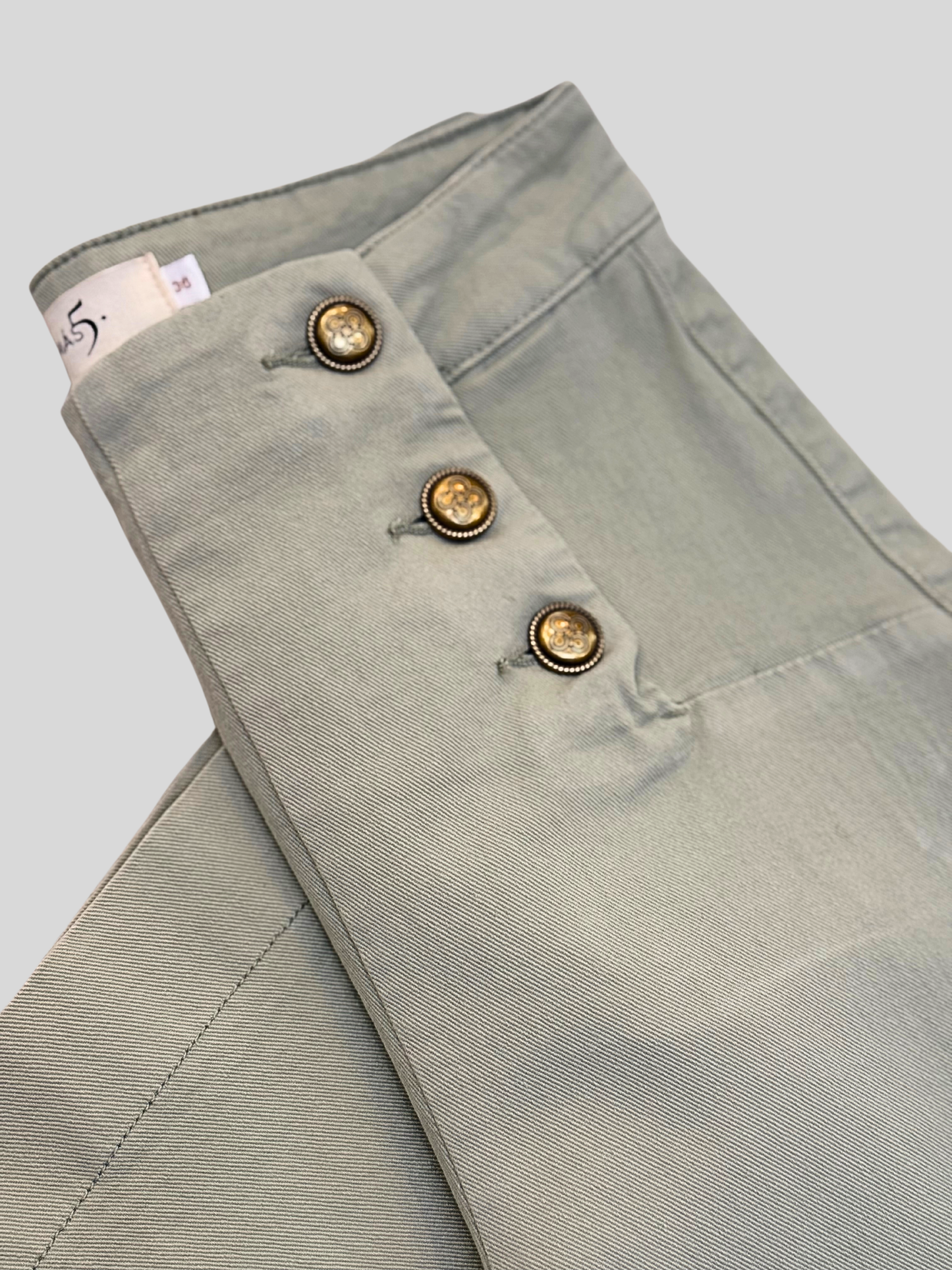 Foto detalle pantalon livorno verde agua